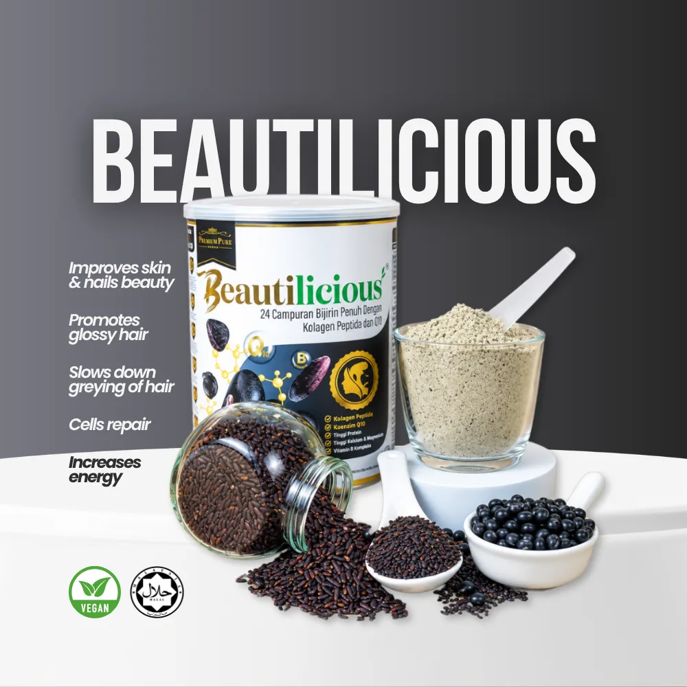 Beautilicious Tin & Ingredients