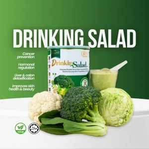 Drinking Salad Tin & Ingredients