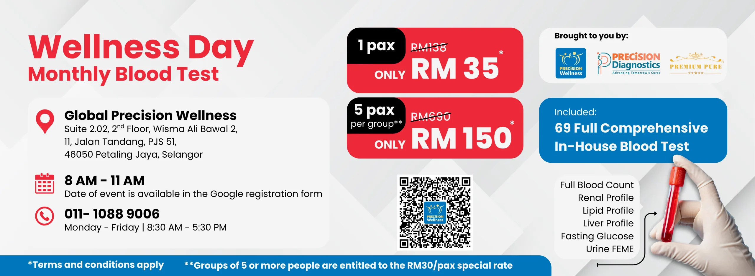 RM35 Blood Test 1 Global Precision Wellness Banner