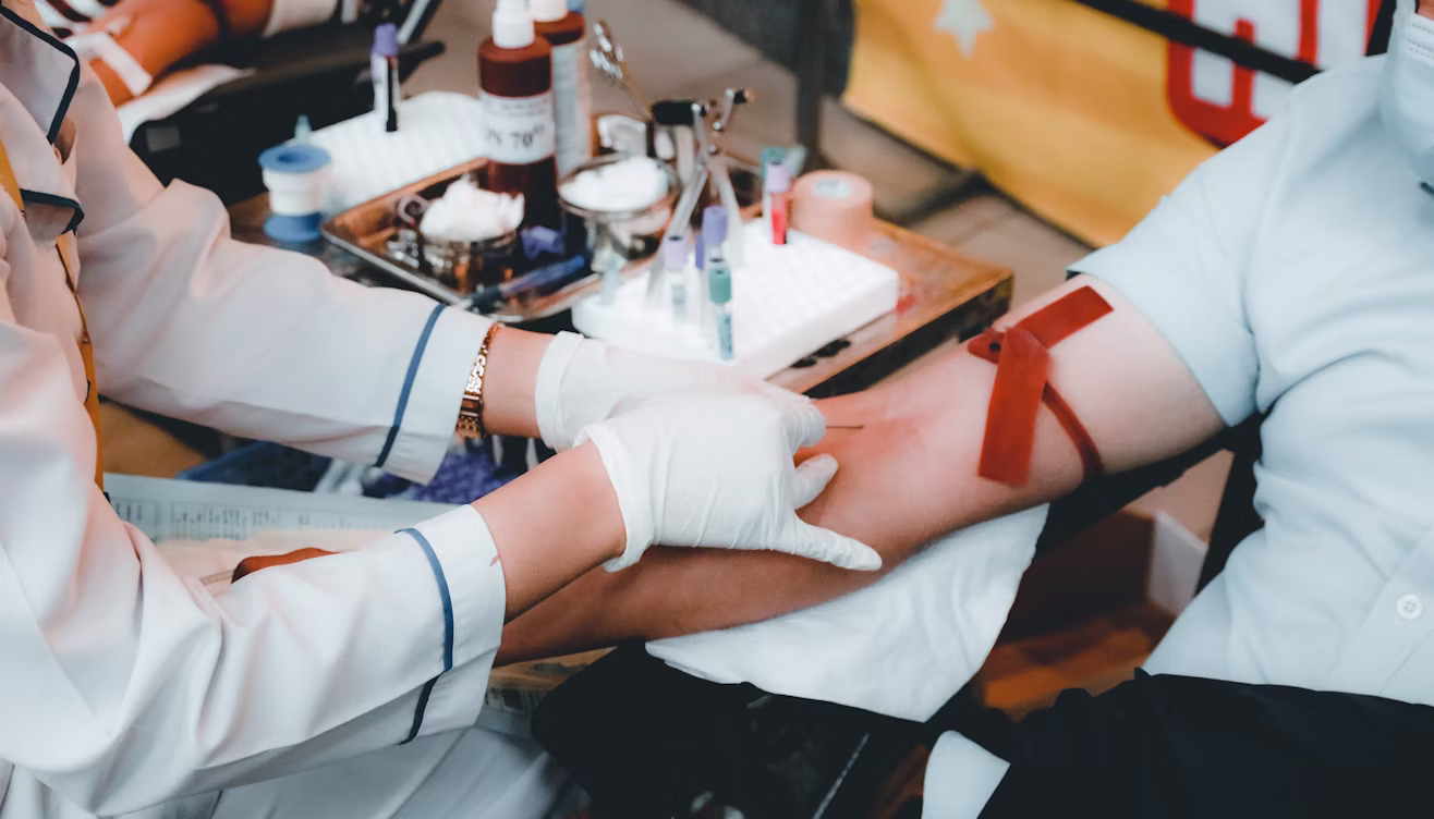 Blood test preparation