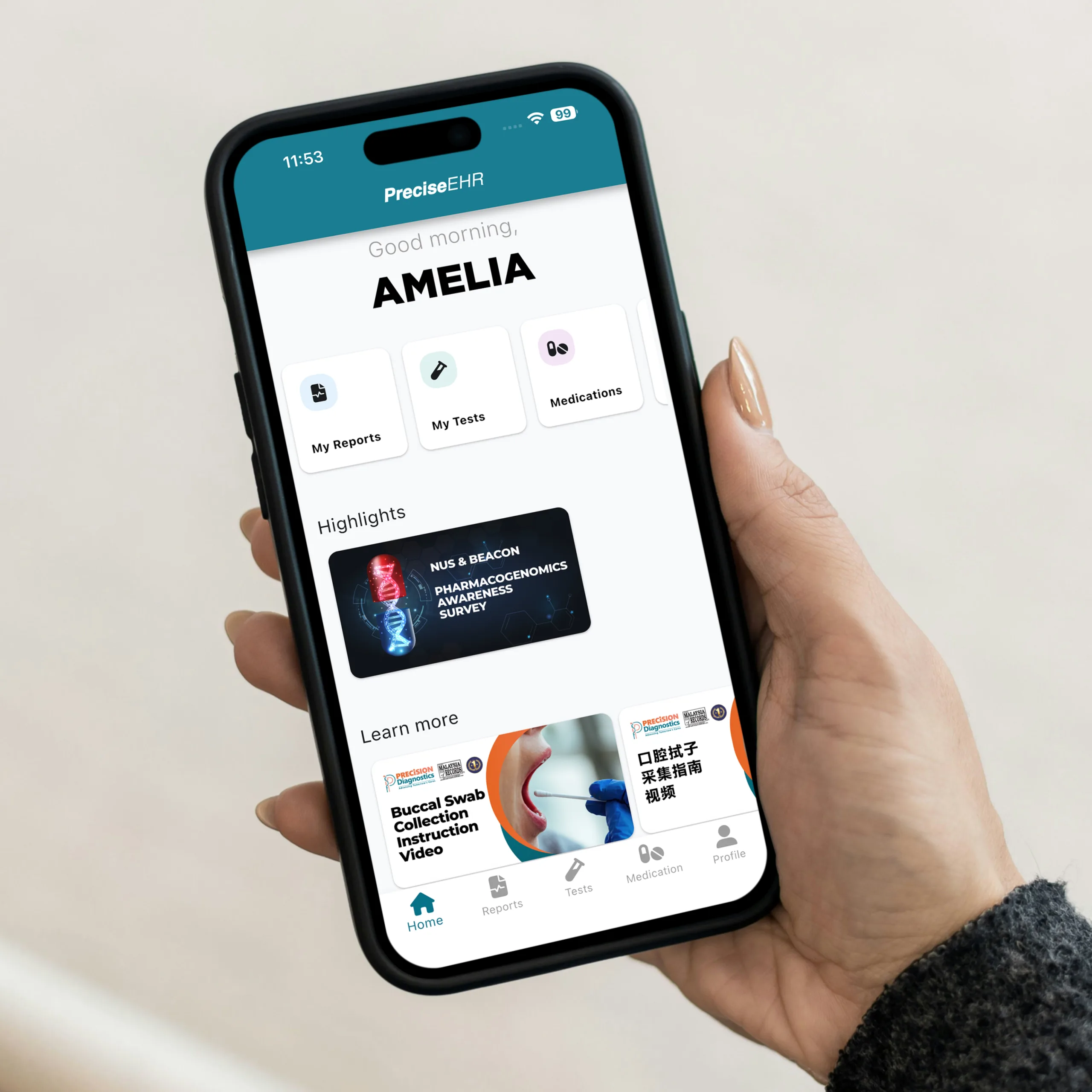 PreciseEHR App